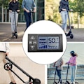 Miniatyrbild 2 av 5: 24V 36V 48V 60V S861 LCD Ebike Display Instrumentpanel Mätare för Elektrisk Cykel BLDC Kontroller Kontrollpanel