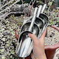 Miniatyrbillede 3 af 5: Haveredskaber, rustfrit stål multifunktionsskovl, blomsterskovl, jernskovl, udendørs blomsterdyrkning, urtepotte, jord skovling, sukkulent g