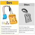 Miniatyrbilde 4 av 5: Peg Perego 20V Batteriledningsnettadapter for Power Wheels 12AWG