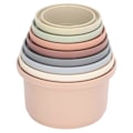 Miniatyrbilde 2 av 5: 8 stk. stablekopper, fargelæring, rike farger, moderne design, morsomme pedagogiske leker for babyshower-gaver, badeleker