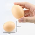 Miniatyrbild 2 av 2: 20 st Simulerade Plast Äggskal Hönsägg Falska Ägg Hjälper Värpning