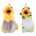 2 ST Solros Tomte Sommar Tomtar Solros Tomte Ornament Solros Dekor