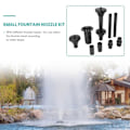 Miniatyrbild 4 av 5: 9 st Små Fontänmunstycksset Vattenfontänmunstycken för Dammfontän Dränkbar Pump Pool