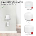 Miniatyrbild 1 av 5: Kompatibel med Nest WiFi Pro Väggmonteringsfäste Intelligent Högtalare Väggförvaringsfäste Bas, 1 st