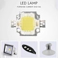 Miniatyrbillede 4 af 5: 20 STK 10W LED Ren Hvid 1100LM LED Lampe SMD Chip lys Pære DC 9-12V