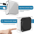 Miniatyrbilde 5 av 5: Akryl Stativ for Mac Mini M4 Under-Skrivebord Veggmontering