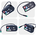 Miniatyrbild 4 av 4: Elcykeldisplay 36v 48v Ebike Ligent Kontrollpanel LCD-display Led880 Vattentät Styrenhet
