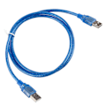 Miniatyrbilde 1 av 3: USB2.0 Kabel Høy Hastighet Stabil Hann til Hann 24 / 28AWG Ledning for Lading Dataoverføring Lagring 1m