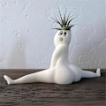 Miniatyrbillede 3 af 5: 2 STK Sjov Stor Numse Spøgelse Plantekasse, Prank Gave Dekor Plantekasse Luftbregne Display Stand, Stor Numse Spøgelse
