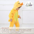 Miniatyrbild 5 av 5: Unisex baby Vinter Höst Flanell Huva Romper Cosplay Jumpsuit Hög kvalitet Duck 30 36 Months