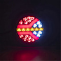 Pikkukuva 2 / 5: 2kpl 12V 24V LED Pyöreä Auton Takavalo Jarruvalo Sivumerkki Vilkku Varoitusvalo Kuorma-autolle