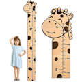 Miniatyrbild 2 av 5: Tecknad Giraff Väggdekal Höjd Diagram för Barnrum Dekoration Höjdmätning Linjal Dekal för Barnkammare och Hem