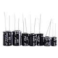Miniatyrbillede 2 af 5: 125 stk. 1uF~2200uF 25 Værdier Elektrolytkondensatorer Sortimentssæt