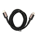 Miniatyrbilde 2 av 5: KUULAA Hurtiglading Sink Legering TypeC til TypeC Nylon Flettet Ledning Mobiltelefon Datakabel (2m)