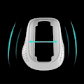 Miniatyrbilde 4 av 5: Musbase Ergonomisk Design Full Kontroll for Magic Mouse 2/3 Ingen Skliing