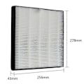 Miniatyrbilde 3 av 5: Passer til Purifier DE5206 DE5205 Purifier Hepa Filter HEPA Filter FY1119