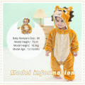Miniatyrbild 5 av 5: Unisex baby Vinter Höst Flanell Huva Romper Cosplay Jumpsuit Hög kvalitet Panda 2 5 Months