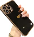 Kompatibelt med iPhone 13 Pro Max Skal med Kameraskydd Svart
