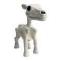 Miniatyrbillede 1 af 4: Crazy Bonez Enhjørning Skelet Figur