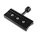Miniatyrbilde 4 av 5: Svart QR-120 Klemmeadapter For Hurtigutløserplate 1/4\" 3/8\" for Arca SWISS RSS Stativ