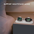 Miniatyrbilde 5 av 5: AHASTYLE PT116 for Apple Watch Dual Position Ladestativ Smart Watch Lader Holder Base - Hvit