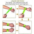 Miniatyrbild 3 av 5: Arm, Wrist, Leg Reflekterande Tejp 30cm Reflekterande Tejp Hög Synlighet Löparutrustning, Set om 4, Hög Synlighet Morgonlöpning, Vit
