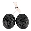 Miniatyrbillede 1 af 5: 10W Mini Bilhøjttaler Audio Rund Klæbehøjttaler Bilhøjttaler med Lim (Sort)