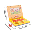 Miniatyrbilde 2 av 4: Beste rabatt - Barne Laptop, Barne Notebook Tidlig Utdanning Leke Simulering Barne Lys Musikk Notebook Tidlig Utdanning Leke