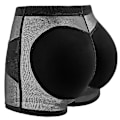 Miniatyrbild 1 av 4: 2st Kvinnor Butt Lifter Shaper Booty Enhancer Shorts Gördel Hip Enhancer Control Underkläder 2PCS black M