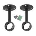 Gardinstångsfäste, lämpligt för gardinstänger, takmontering, gardinstångsfäste, 2-pack.