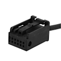 Miniatyrbillede 3 af 4: 10-pin Bluetooth Aux IN Adapterkabel Håndfri med Mikrofon Erstatning for E46 1999-2006
