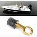 Miniatyrbillede 4 af 5: Botao Afløbsprop Marinebåd Messing Afløbsprop Til Huller Båd Hæk Afløbsprop Båd Bundprop (1 Stk, Messingfarve)