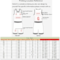 Miniatyrbild 2 av 5: Baskettröja set väst och shorts sportkläder andas style 1 3XL Height 175-180CM