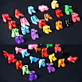 Miniatyrbild 4 av 4: 40PCS 20 Par Diffirent High Heel Shoes för 290mm Barbie Doll