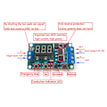 Miniatyrbild 2 av 2: DC 5-36V Dual MOS LED Digital Timer Delay Switch Circuit Board