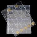 Miniatyrbild 1 av 6: 1 ark 30 fickor Transparent klar plastförvaring av mynthållare