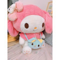 Miniatyrbild 4 av 5: Kawaii Sanrio Kuromi My Melody Cinnamoroll Plyschdockor 40/50cm Mjuk Fylld Kudde Anime Figur Cartoon Rum Dekoration Barnleksaker Gåva Cinnamoroll 50cm