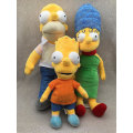 Miniatyrbild 1 av 4: 30-43cm The Simpsons Söta Plyschdocka Barnens Cartoon Anime Simpsons Far Mor Dockpojke Flicka Födelsedagspresent 33CM