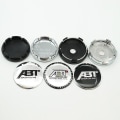 Miniatyrbillede 2 af 5: 4 stk. 56mm 60mm 65mm 68mm Abt Bilhjul Center Hub Kapsel Auto Fælg Refit D- Covers Mærkat Styling Tilbehør