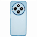 Pikkukuva 2 / 5: WANLONFENG DKSM -sarja Xiaomi Redmi 14C 4G 14R 5G Poco C75 4G TPU -kotelolle puhelimen suojus karkaistulla lasilla Transparent White