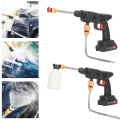 Miniatyrbilde 2 av 5: Bærbar kordløs bilhøytrykksvasker med 2 batterier - Jet Water Wash Cleaner Gun