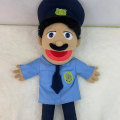 Miniatyrbilde 3 av 5: Jeffy Dukke Myk Plush Leke, Jeffy Dukker Sml Leke, Sjarmerende Morsomme Dukker Leke Med Fungerende Munn, For Barn Gutter Jenter Rollespill, Fortelling Police Guy 55CM