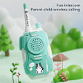 Pikkukuva 4 / 5: Lasten Walkie-Talkie -lelut pojille, robotti-walkie-talkie, 2-pakkauksessa, joulu- ja syntymäpäivälahjat 3-6-vuotiaille pojille, leirintäretkille, patikointiin ja ulkopeleihin Blue