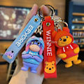 Miniatyrbillede 4 af 5: Anime Disney Nøglering Tom og Jerry Tegneserie Dukke Bil Sød Nøglering = Bilhæng Actionfigur Hængende Legetøj til Børn Gaver WJ086B5