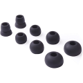 Miniatyrbilde 1 av 3: Shao Ertespisser i Silikon, Erstatning for Powerbeats 2 Wireless Beats By Dre Hodetelefoner, 4 Par (Svart)