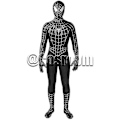 Pikkukuva 4 / 5: Musta/punainen Tobey Maguire Spiderman -asu - Täydellinen cosplayhin Halloweeniin (aikuiset/lapset) red 170
