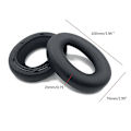 Miniatyrbilde 3 av 5: Myke øreputer for Bowers&Wilkins Px7 hodetelefoner - Elastiske øreputer
