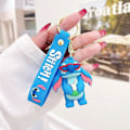 Pikkukuva 2 / 3: Lilo & Stitch Avaimenperä Piirretty söpö PVC-riipus Avaimenperä Rengas Laukun Tarvikkeet Viehätys Lapsille Pojille Tytöille Lahjat E