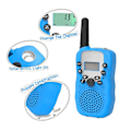 Pikkukuva 5 / 5: Walkie Talkies Lapset Walkie Talkie Lapsille Walky Talky Taustavalaistulla Taskulampulla 3 Km Kantama Ulkoiluseikkailuihin