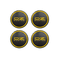 Miniatyrbilde 4 av 5: 4 stk for OZ Racing Octavia A5 Fabia Superb bilstyling Merke Logo Karbon Senter Caps Legering Felg Nav